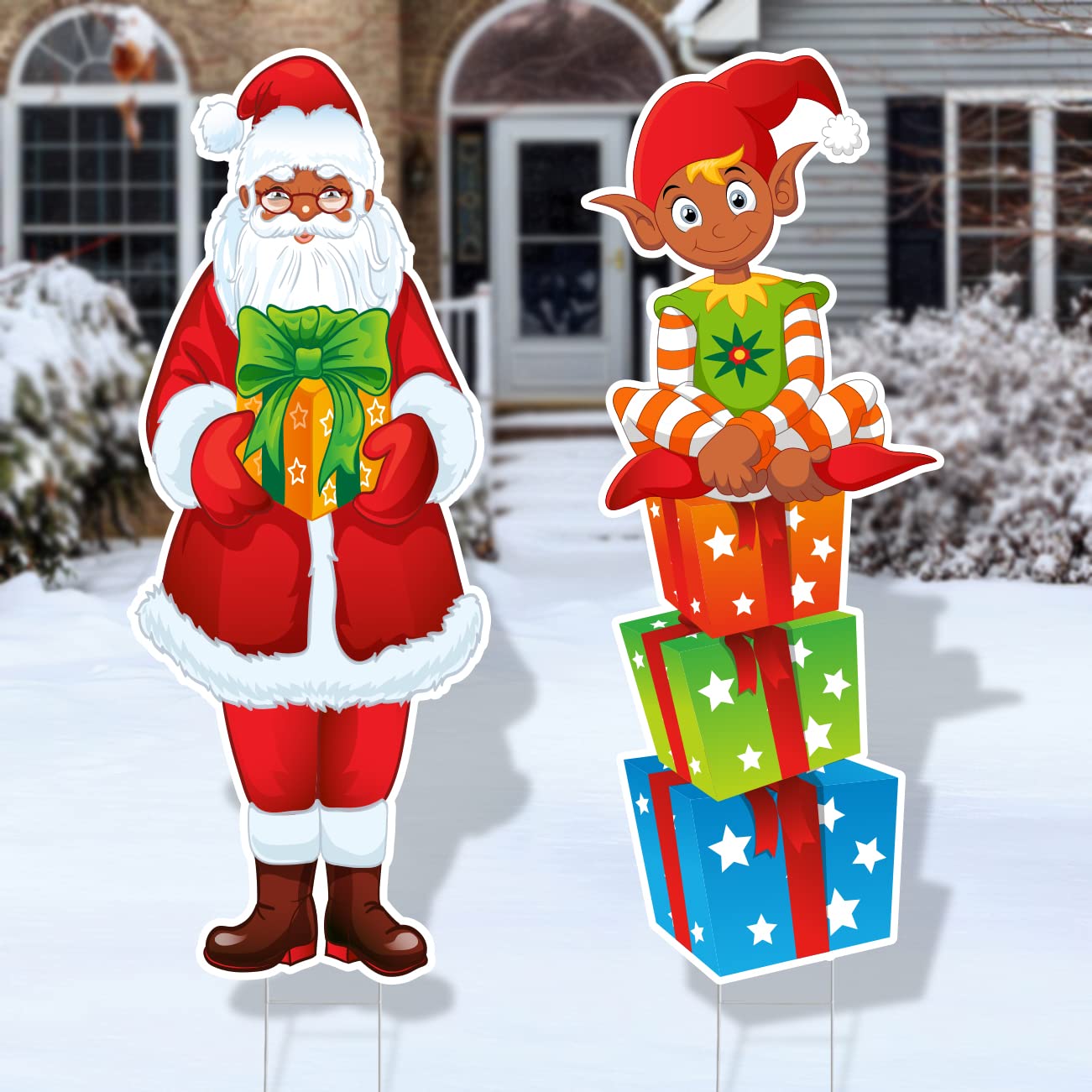 Christmas elf lawn decorations Clearance