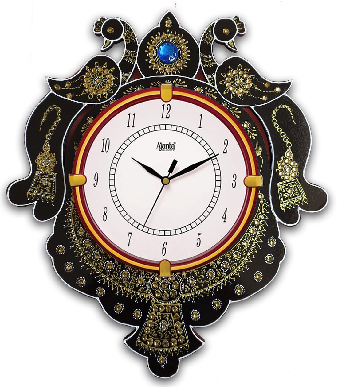 Ajanta Wall Clock Wooden Wall Clock for Home Wall Watch-image-49
