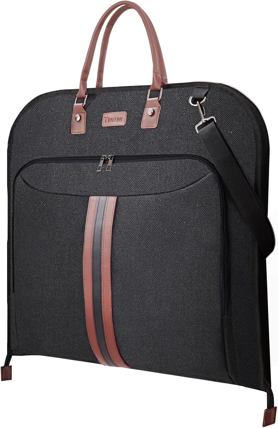 BALEINE Foldable Garment Bag for Travel+ Heavy Duty Garment Bag with Shoe Storage (43")