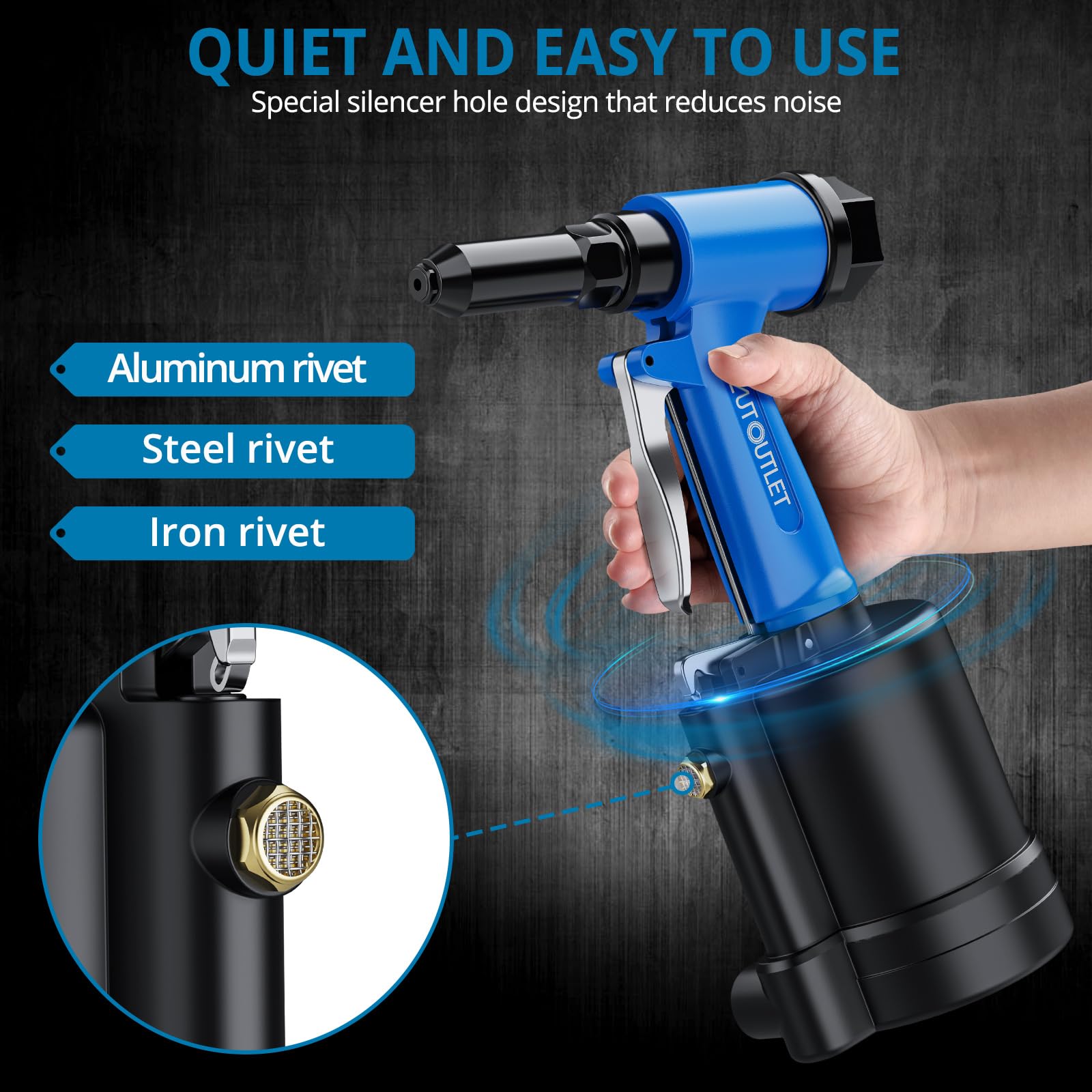 AUTOUTLET Remachadora neumática