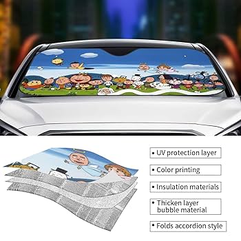 Amazon.co.jp: コジコジ 車用サンシェード フロント 日よけ