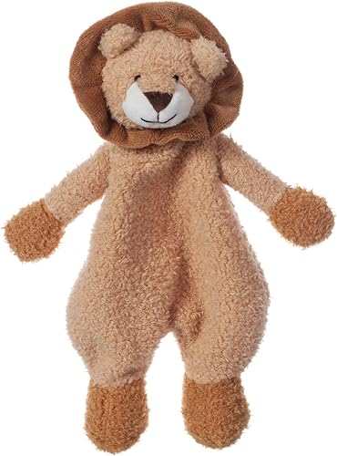 Apricot Lamb Manta de seguridad de animales de peluche, león amarillo, manta de personaje para guardería, felpa de lujo para acurrucarse (león