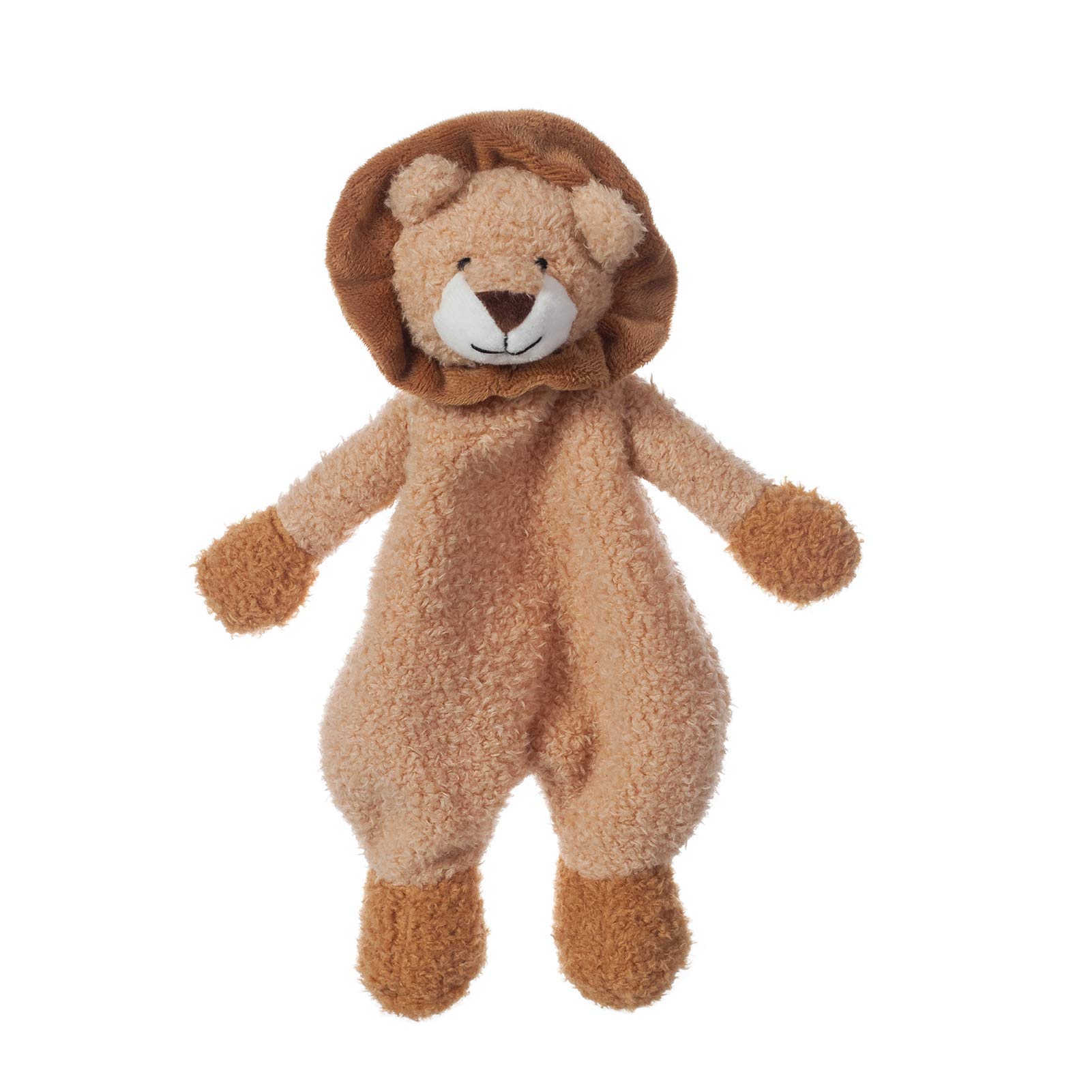 Apricot Lamb Stuffed Animals Security Blanket Yellow Lion Infant Nursery Character Blanket Luxury Snuggler Plush(Yellow Lion, 25cm)