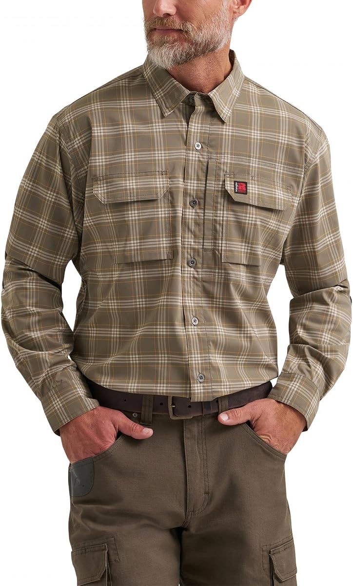 Wrangler Riggs Workwear Men's Long Sleeve Technical All Season Shirt