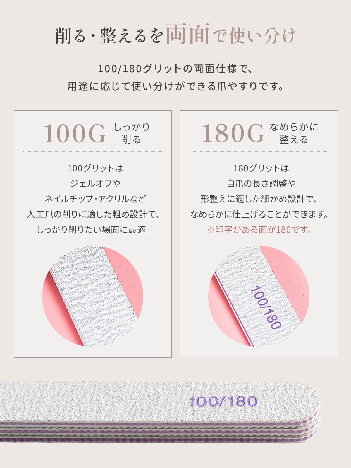 Amazon.co.jp: 【1級ネイリスト監修】 エメリーボード ゼブラファイル