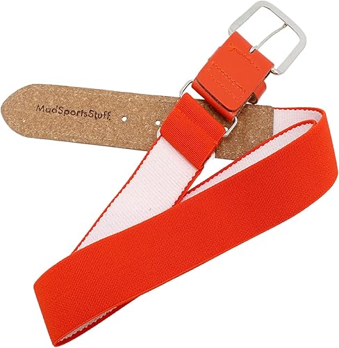 Miniatura 2 de MadSportsStuff Baseball Belt Softball Belt Adjustable - Boys Men Girls Women - Youth and Adult Sizes