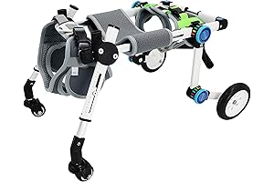 Adjustable 4 Wheel Dog Wheelchair: Freedom for Pets with Limited Mobility