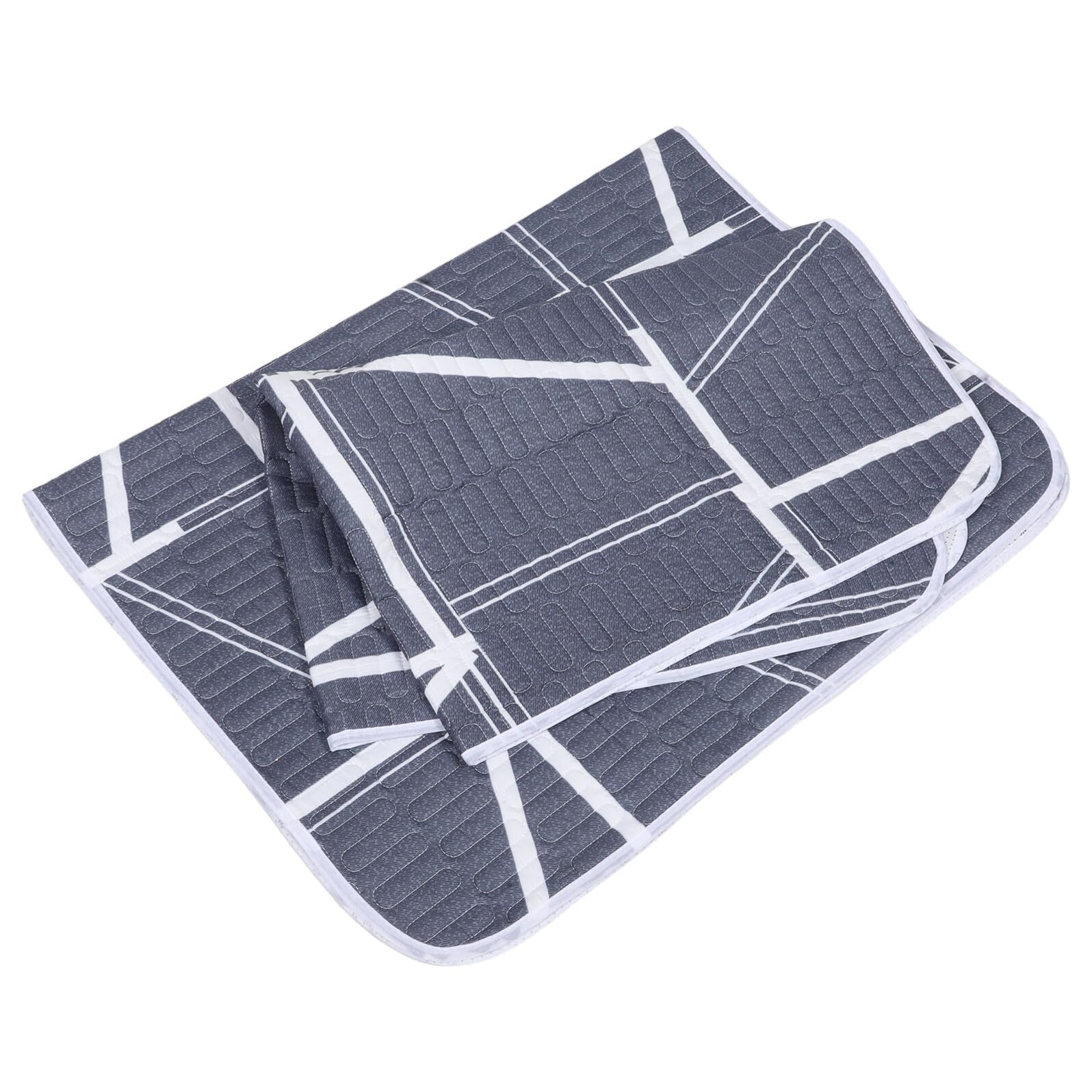 ULTECHNOVO Set 2 Pezzi Tappetini Lavabili per Animali Domestici in Cotone Ecologico Riutilizzabili e Assorbenti per Cane e Gatto per Addestramento e Viaggi