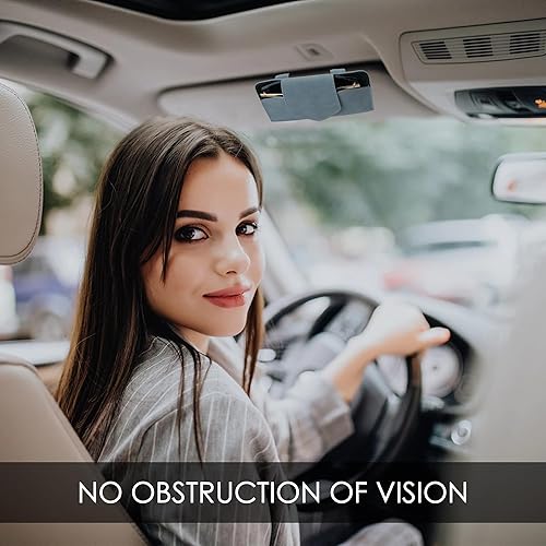 Miniatura 6 de Soporte para lentes de sol para visera de automóvil, soporte para lentes de sol con clip, accesorios de automóvil para mujeres y hombres