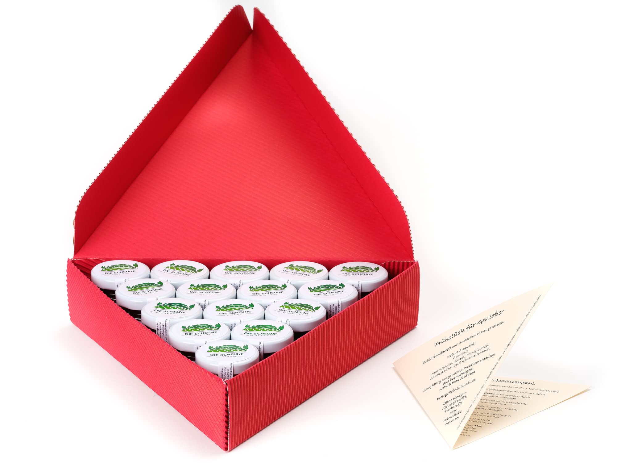 Fruchtaufstrich Überraschungspaket 15 x 50g- Fruchtaufstriche, Gelees | gut als Geschenkkorb typisch deutsch, Geschenk Frühstück, Geschenkkorb Taufe, Feinschmecker Box, Gourmet Geschenk, Gourmet Geschenkkorb, Probierset Fruchtaufstriche, Geschenkidee Fami