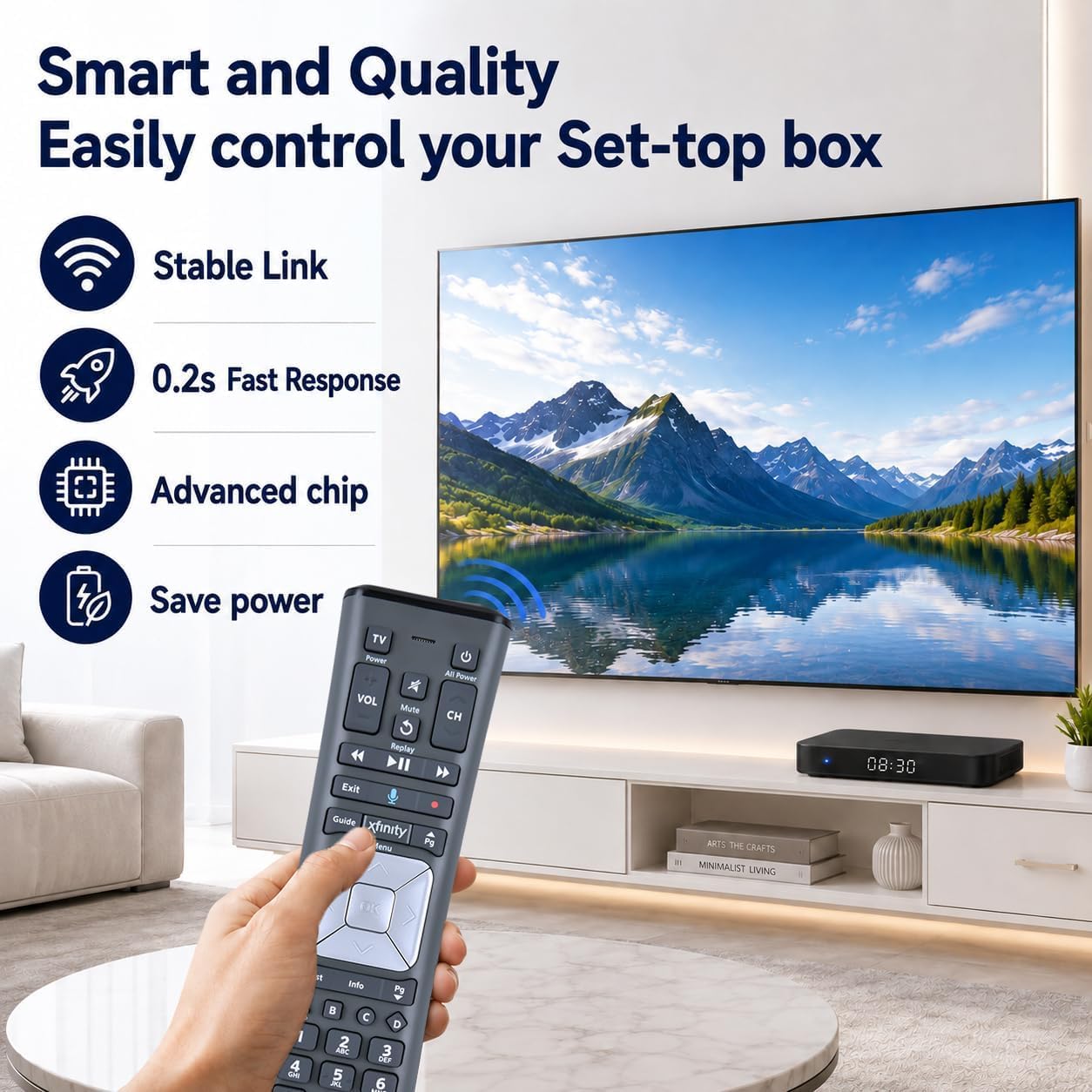 ZWP XR11 Replacement Remote Control for XFinity/Comcast Activated Cable TV