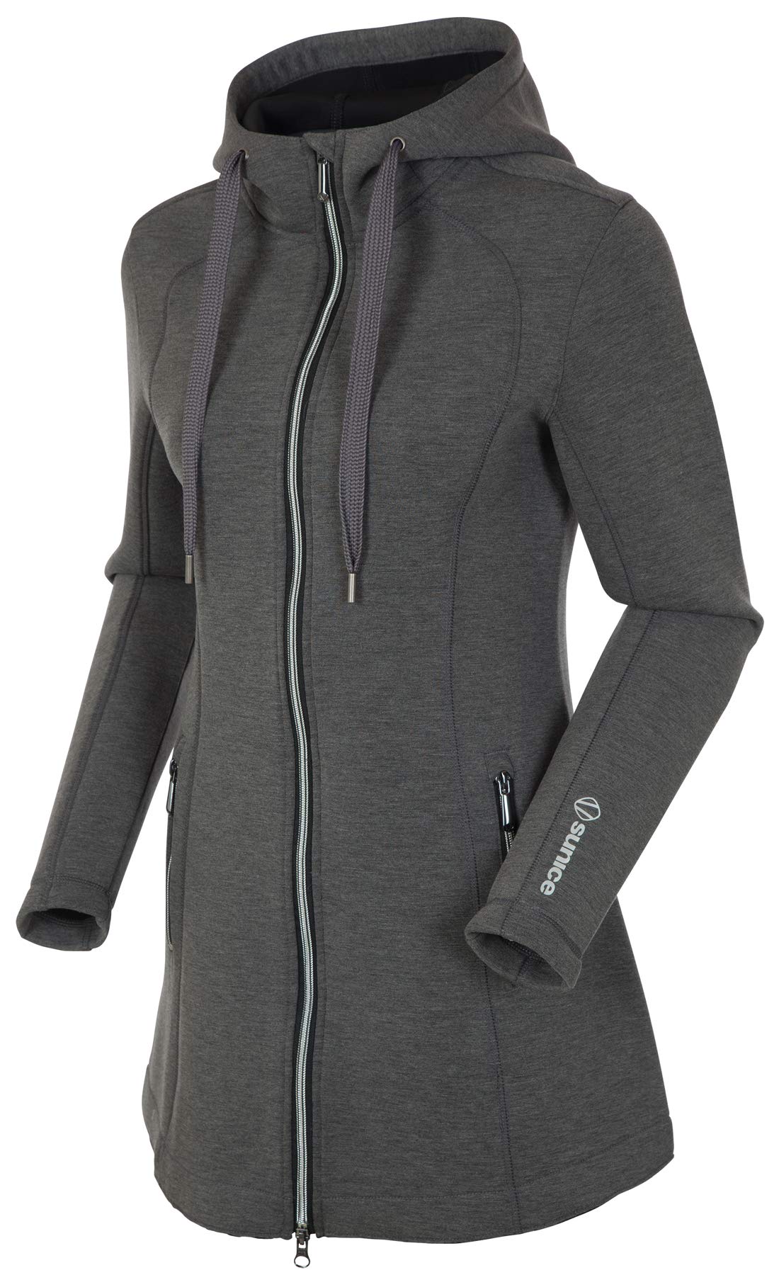 SuniceBobbie Women's Hoodie - Softshell Zip Up Jacket with Thermal Insulation