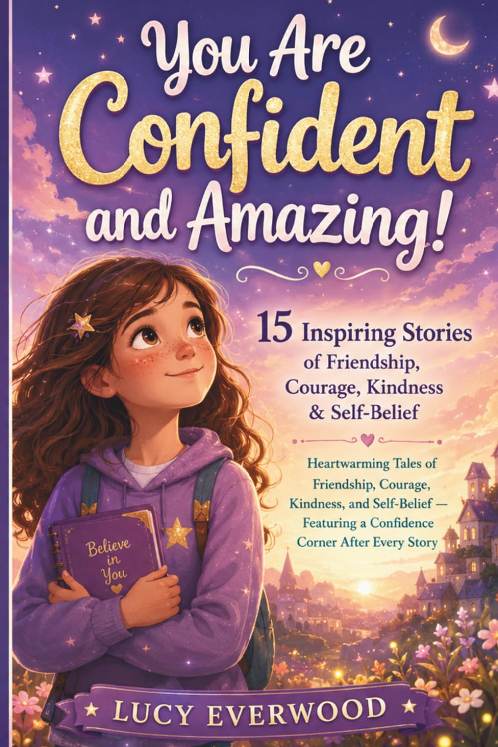 YOU ARE CONFIDENT AND AMAZING! 15 INSPIRING STORIES FOR 8-YEAR-OLD GIRLS: Heartwarming Tales of Friendship, Courage, Kindness, and Self-Belief – Featuring a Confidence Corner After Every Story