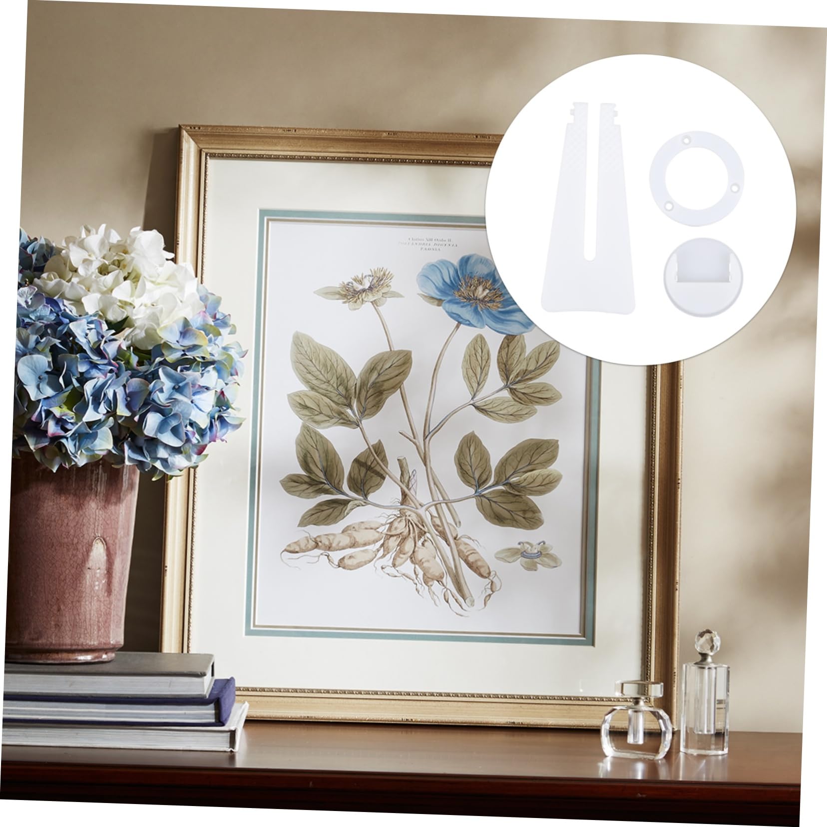 Set 12 Supporti Per Cornici Foto - Cavalletti Girevoli In Plastica Per Esposizione - Foto 3