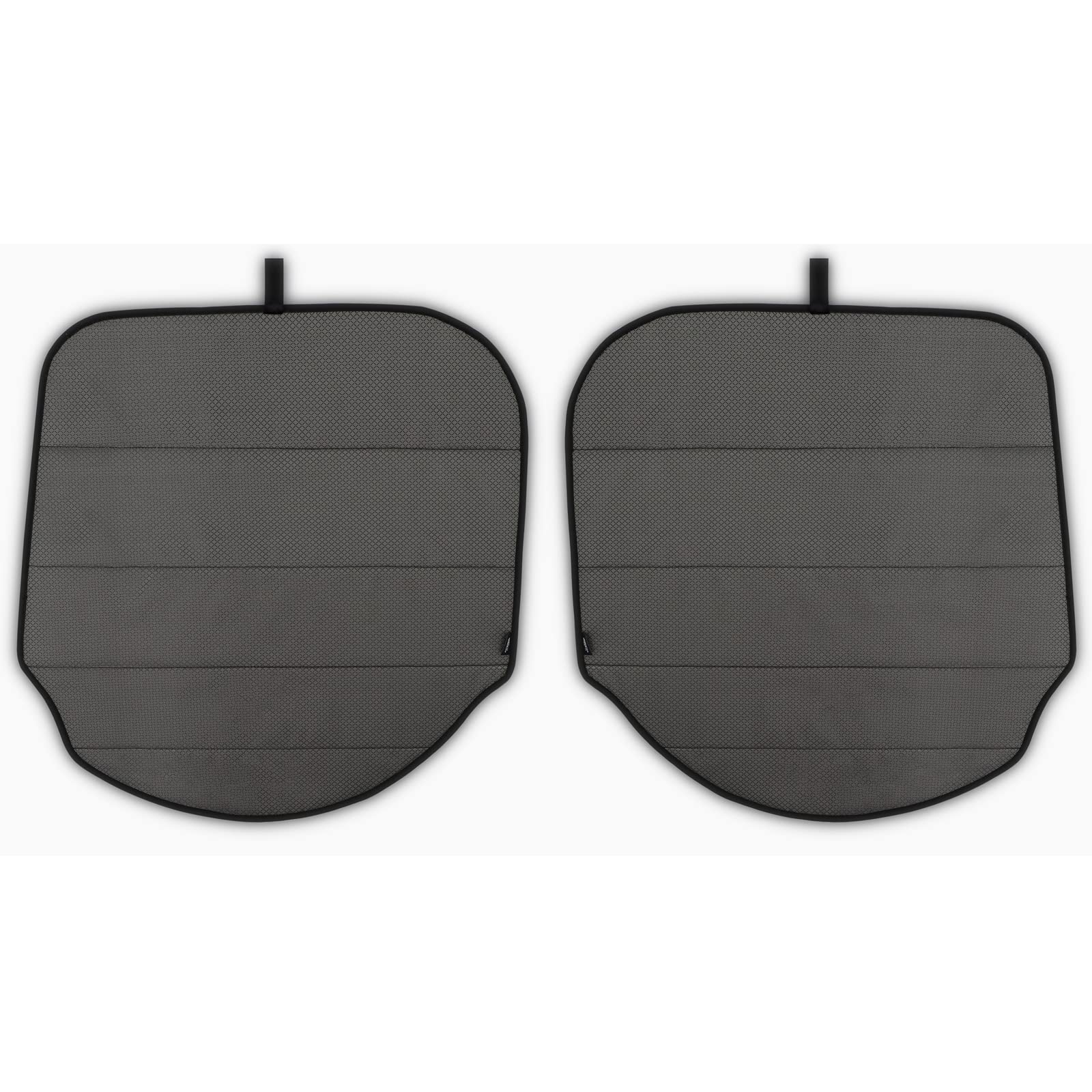 VANNCAMP Rear Door Window Covers (Pair) for Mercedes-Benz 2019 2020 2021 2022 Sprinter (Half Plastic) - Olive Gray