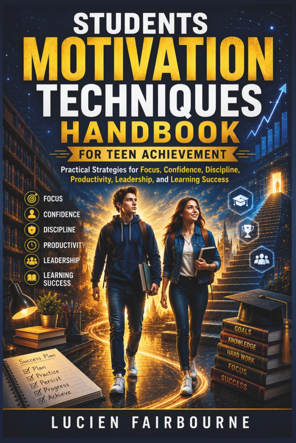 Students Motivation Techniques Handbook for Teen Achievement: Practical Strategies for Focus, Confidence, Discipline, Productivity, Leadership, and Learning Success