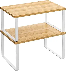 SONGMICS Cabinet Organizer Shelf