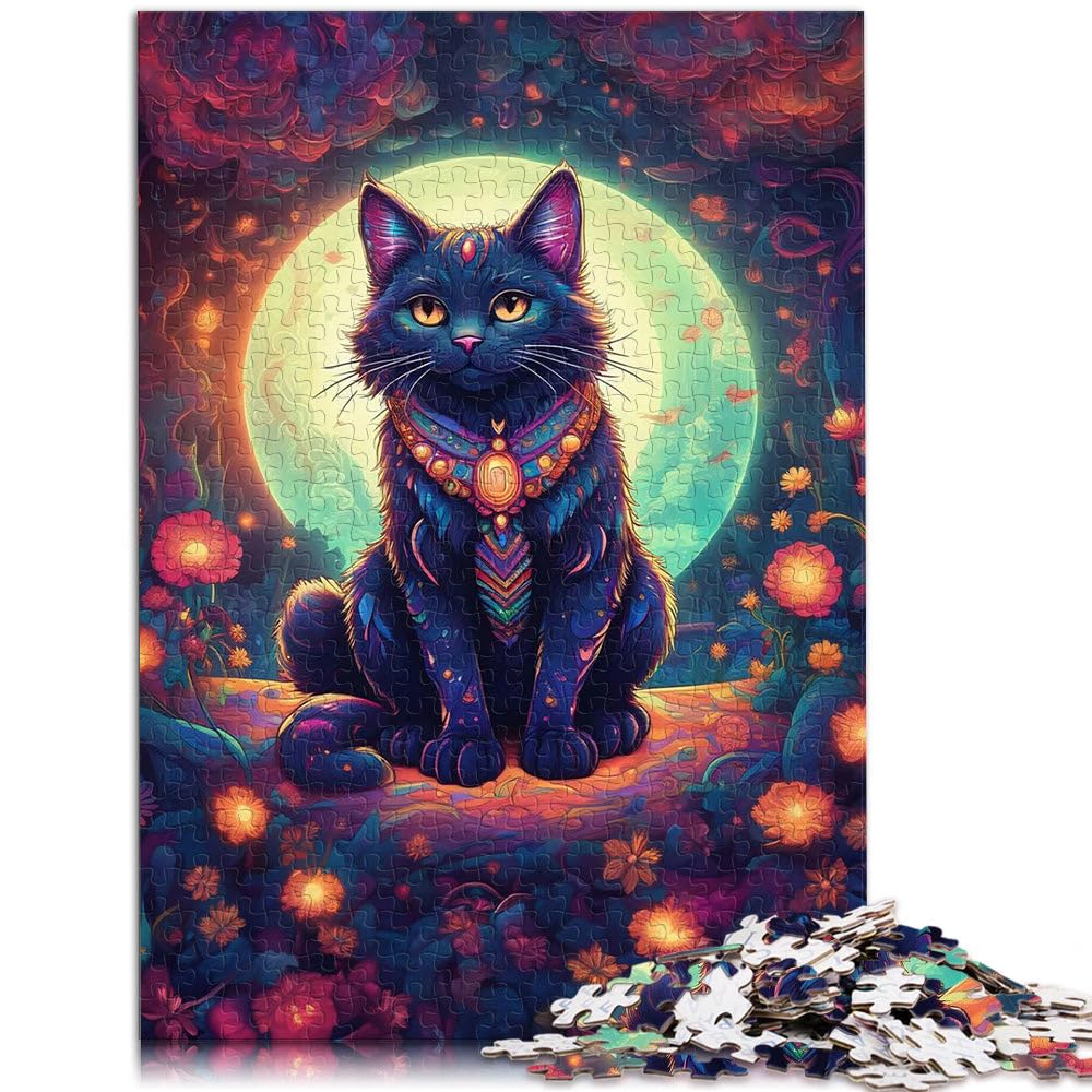 Die skurrile Katze Teenager 2000 Teile Puzzle Gehirnintelligenz-Herausforderung süchtig machendes Spielzeug für Heimdekoration 70x100cm