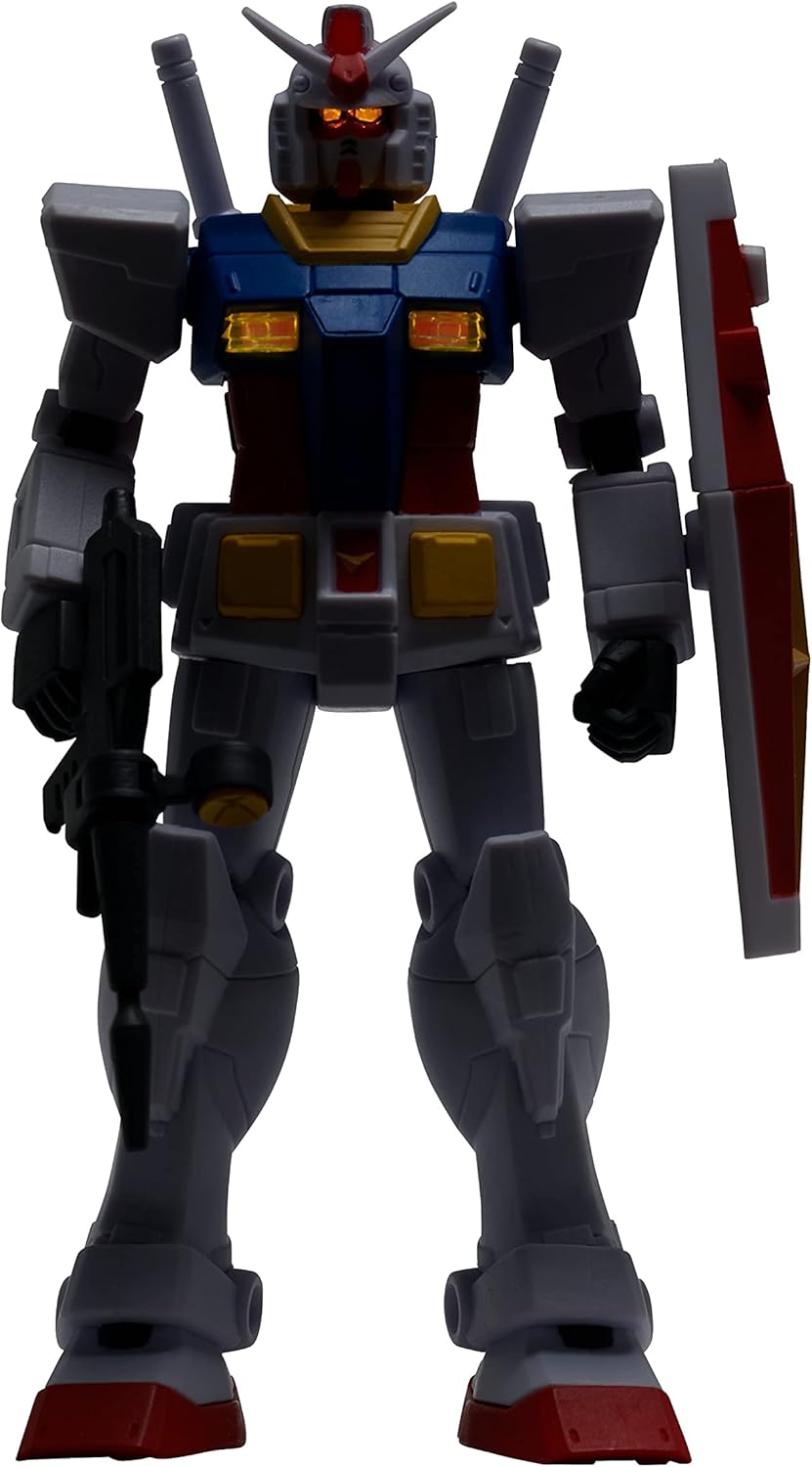 Bandai Namco - Gundam - RX-78-2, Gundam Ultimate Luminous Light Up Action Figure with 4" Rifle