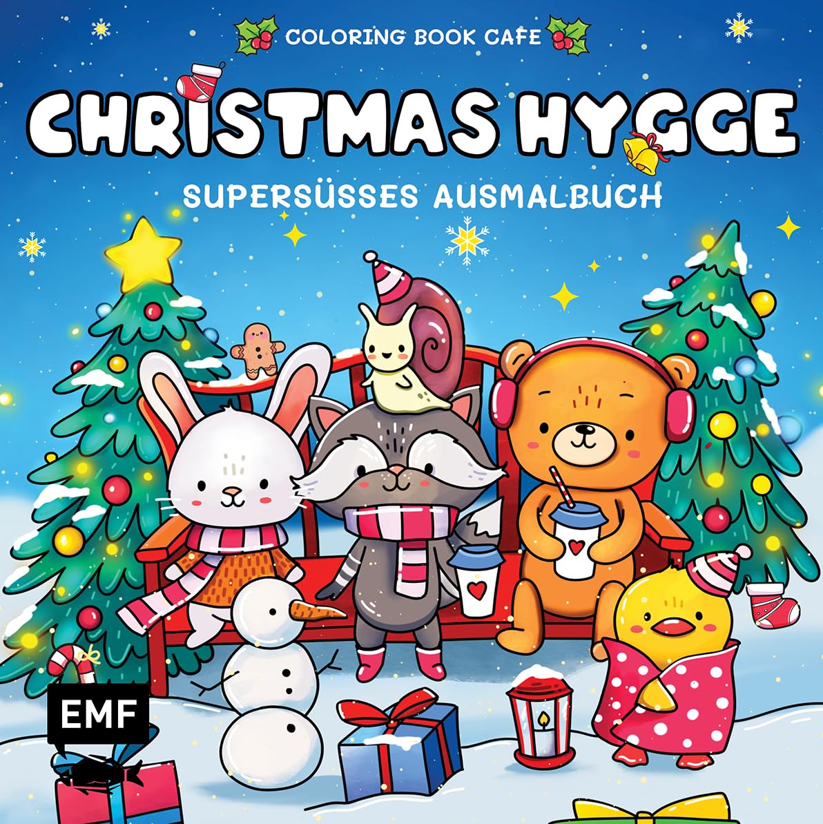 Cozy Coloring - Christmas Hygge: Supersüßes Ausmalbuch zum Entspannen und Träumen - Für Erwachsene, Teenager und Kinder