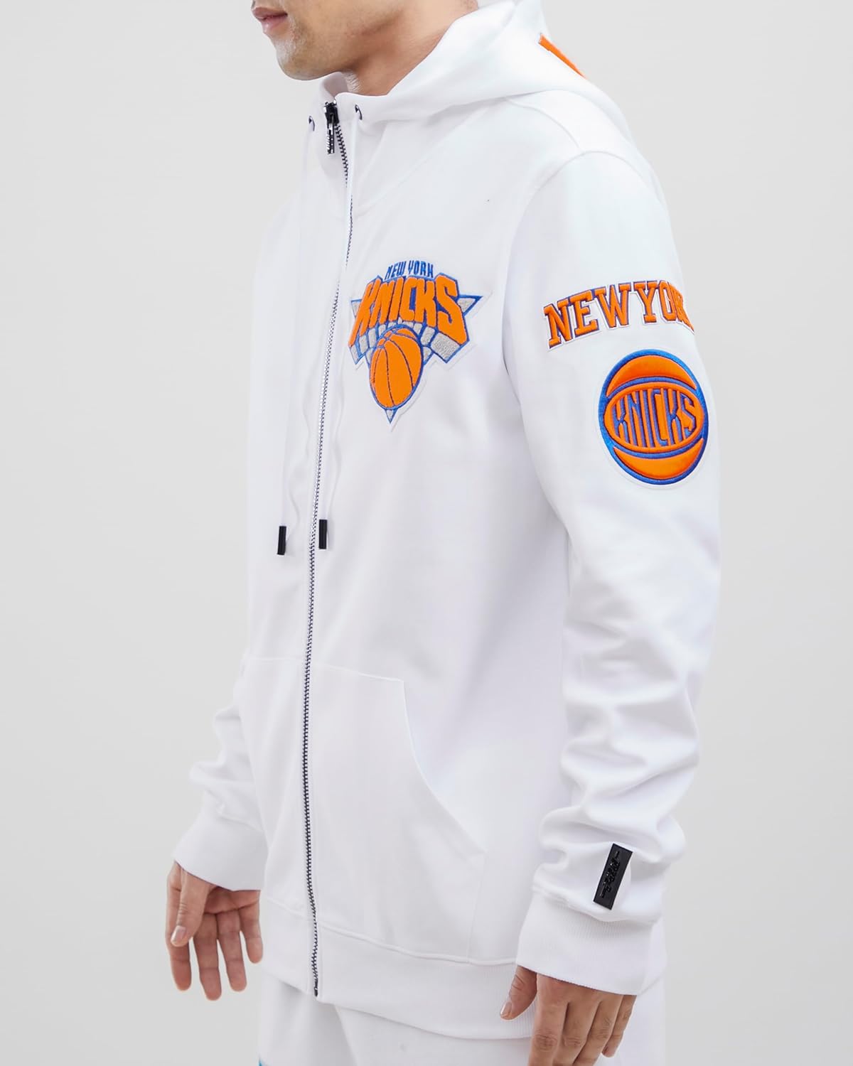 Pro Standard Mens NBA Classic Chenille Cotton Double Knit Full Zip Hoodie