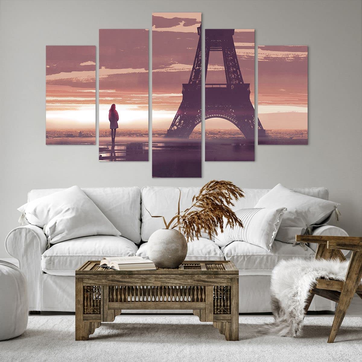 IMPRESSION SUR TOILE 80x120cm Tableaux Image Photo Carte Du Monde