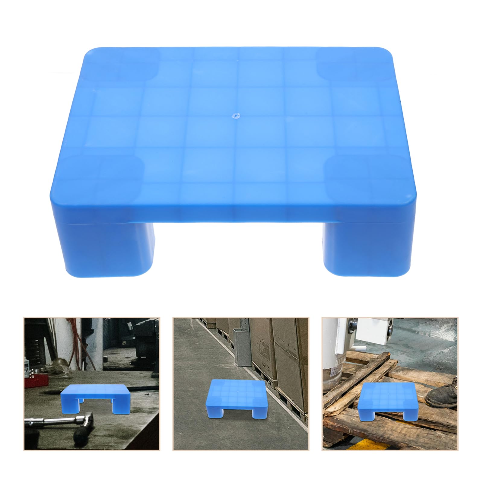 Plastica Abs Pallet Robusto Blu, per Stoccaggio a Pavimento | Facile da Installare, Struttura Solida ad Alta Portata, Uso Industriale e Acquacoltura, Design Multifunzione