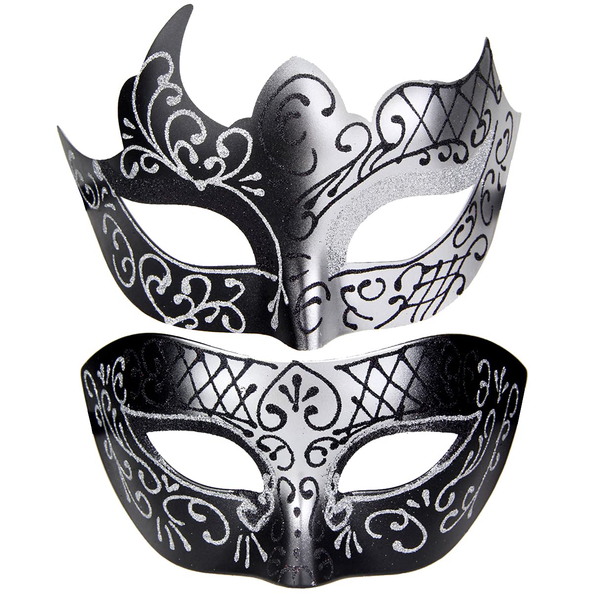ECOSCOCouple Masquerade Mask Women Men Mardi Gras Venetian Ball Mask