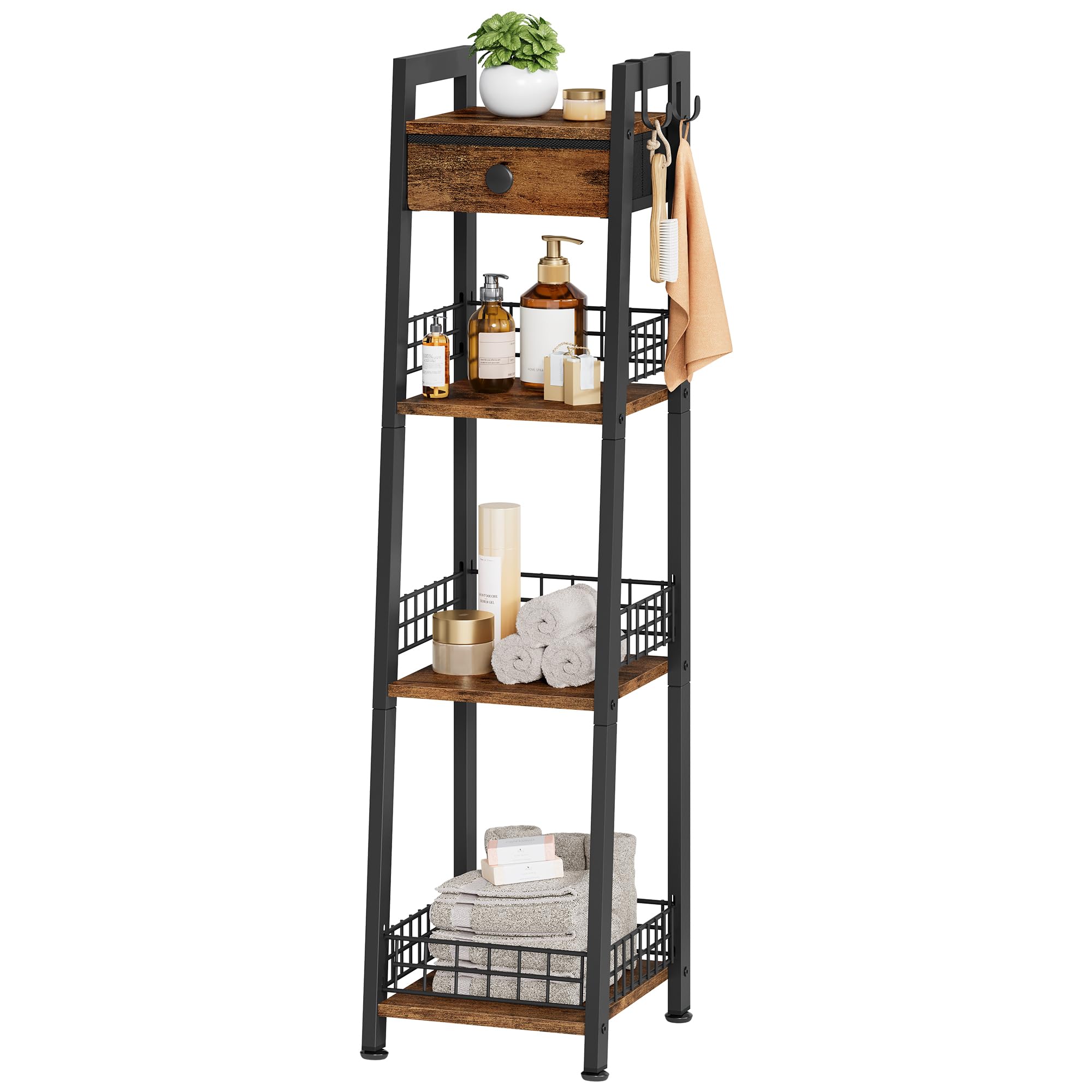 Gewudraw 4-Tier Narrow