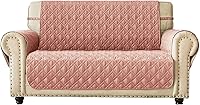 Vista 13 de Ameritex Funda para sofá biplaza, protector de muebles acolchado resistente al agua con patas antideslizantes traseras, funda para perros, niños