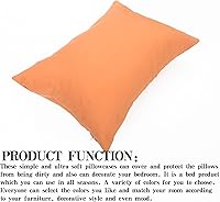 Vista 4 de NTBAY Fundas de almohada de microfibra para niños pequeños con cierre de sobre, paquete de 2 fundas de almohada 100% de microfibra cepillada, súper