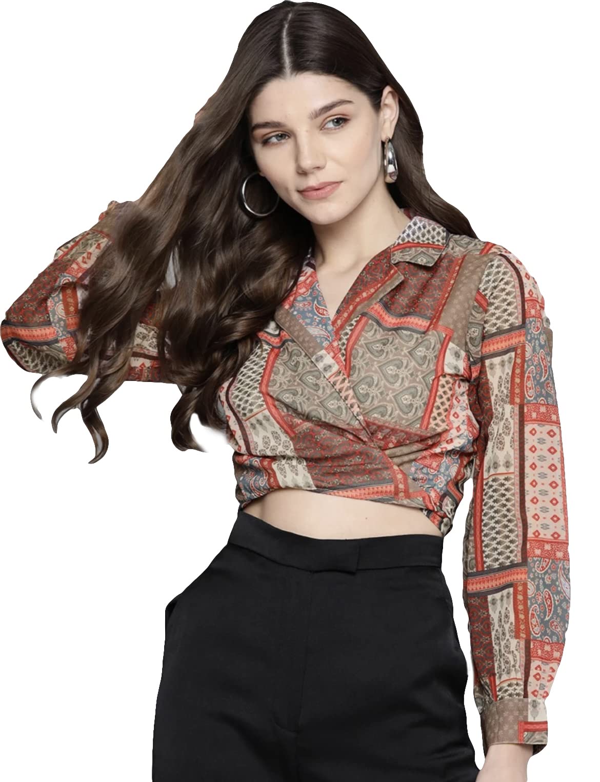 avina Women Casual Geometric Print Top-picture-41