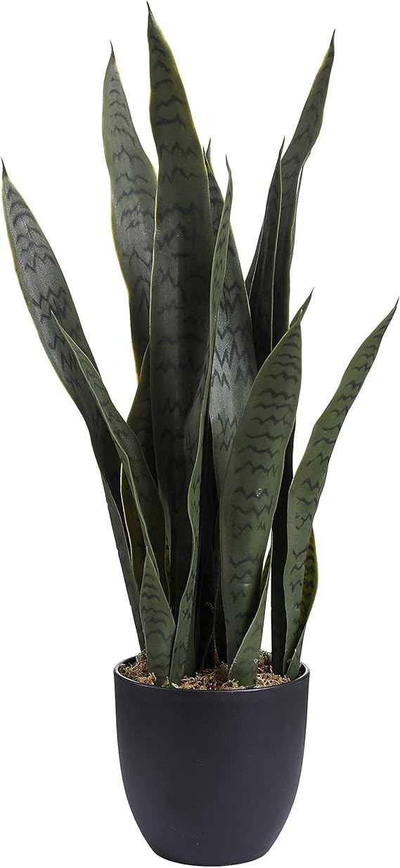 Artificial Snake Plants, 25 inch Artificial Fake