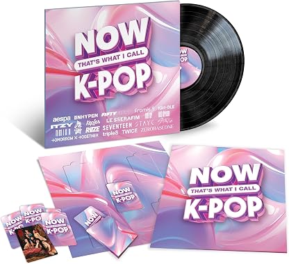 NOW K-POP (Vinil Opaco / Rosa, Edição Limitada) por Various Artists, capa do álbum
