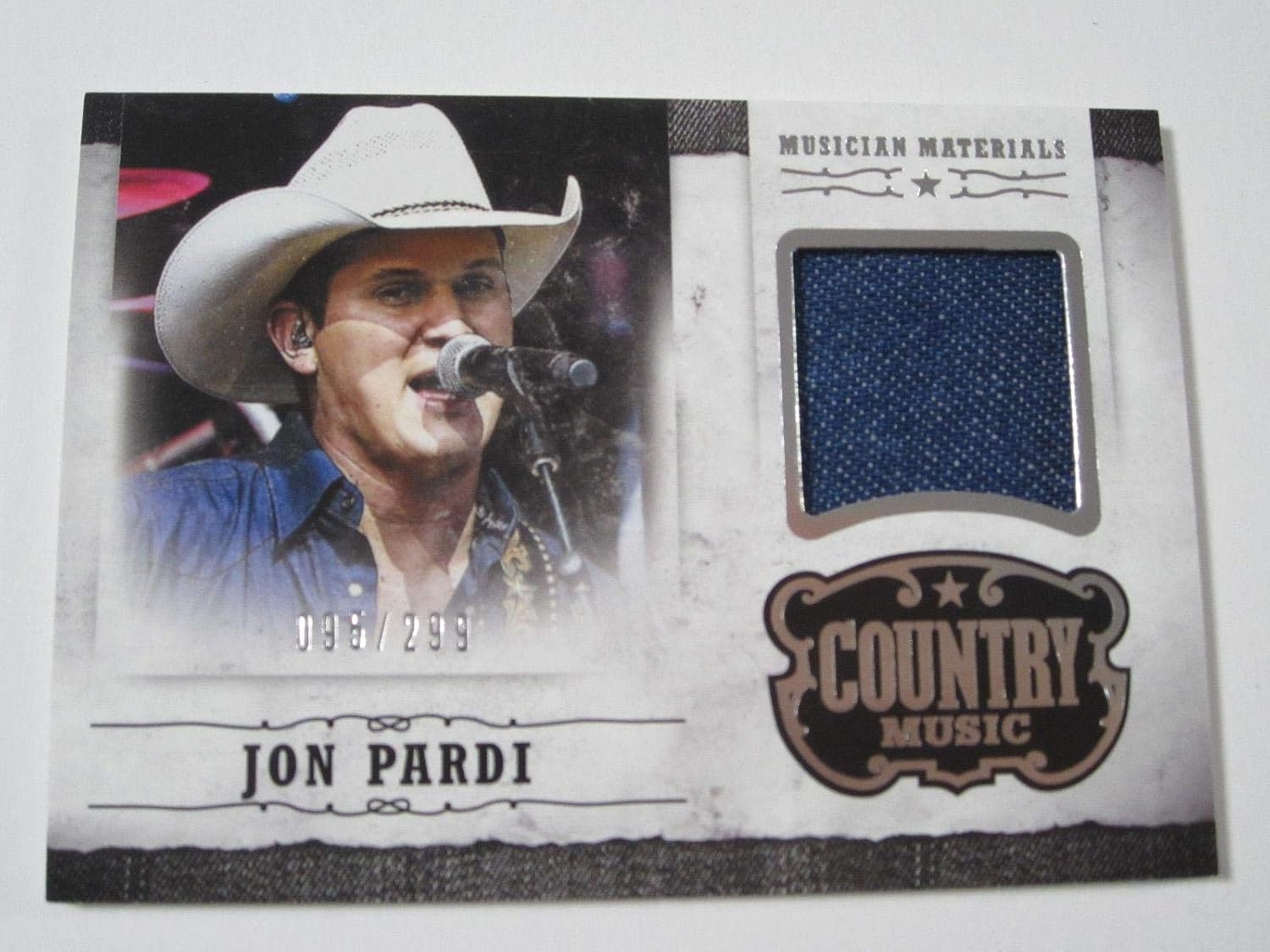 2014 Panini Country Music JON PARDI RELIC SWATCH Trading