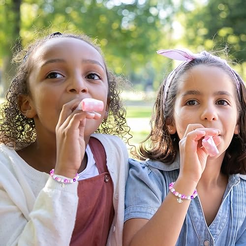 Miniatura 6 de WANGDEFA Juego de 6 pulseras para fiesta de té, suministros de fiesta de té, colgante de tetera, pulsera con cuentas para fiesta de té, fiesta