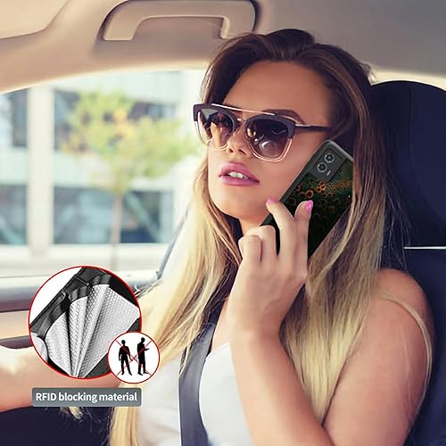 Miniatura 9 de Funda tipo cartera de mármol abstracto para Moto G 5G 2023 con tarjetero y bloqueo RFID, cierre magnético, funda delgada para Moto G 5G 2023