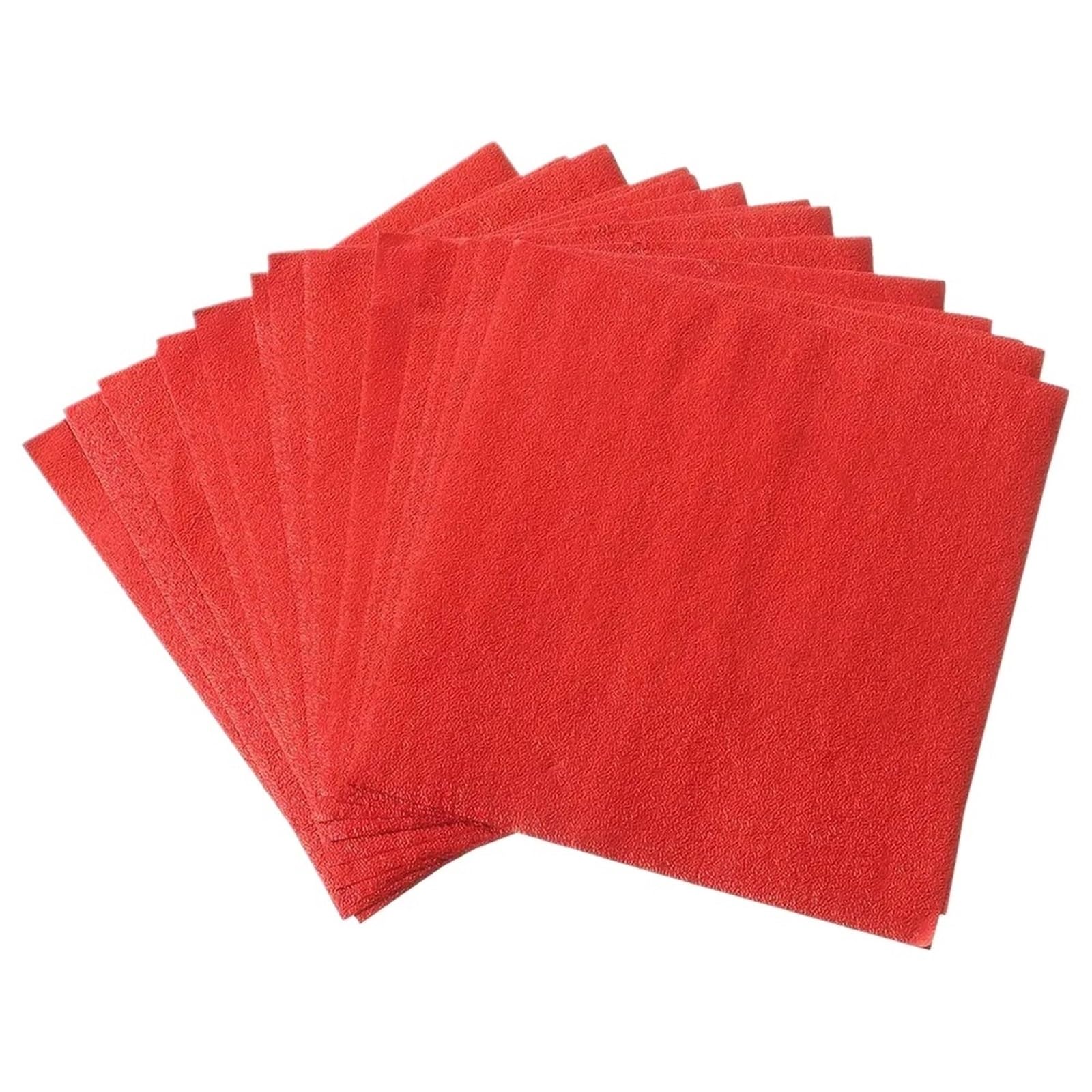 Bonbonpapier aus Folie, 800 Stück, goldenes Aluminiumfolienpapier for selbstgemachte Süßigkeiten, Schokolade, Verpackung, DIY-Bastelverpackungen(Red)