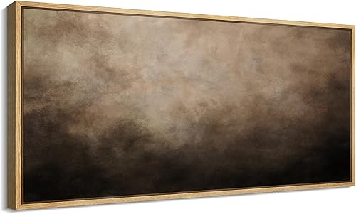 Miniatura 16 de MUDECOR Lienzo enmarcado extra grande para pared, tonos neutros suaves, naturaleza, vida silvestre, antiguo, retro, bellas ilustraciones,