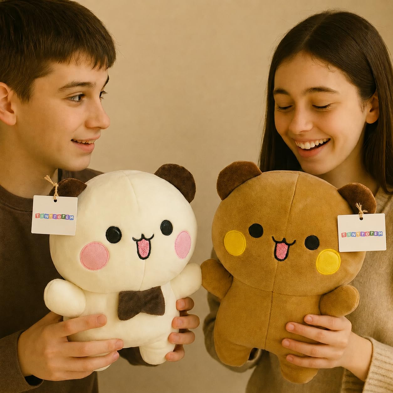 Bubu Dudu Soft Toys | Bubu Dudu Plush Soft Toys for Kids - Stuffed Animal Plush Soft Toy for Boys & Girls - (BUBU DUBU Pack 2) 30 cm-image-23