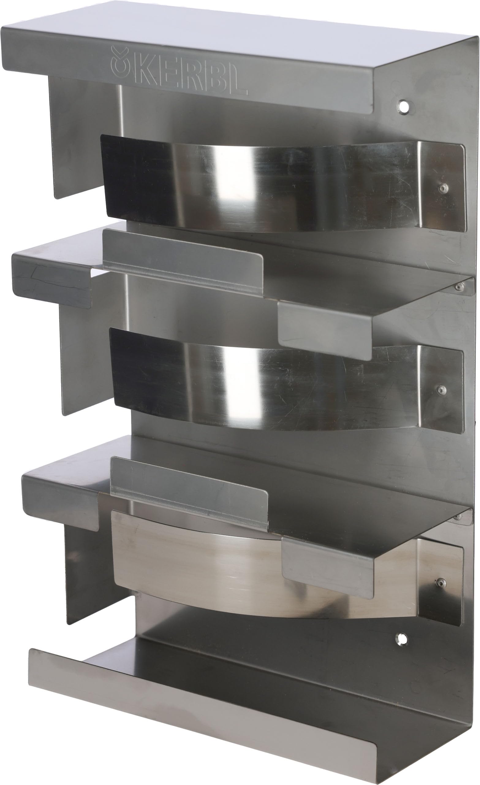 Kerbl Parete Triplo Guanto Acciaio Inox con Molla