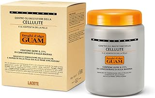 Guam Anti-Cellulite Hot Seaweed Mud ORIGINAL FORMULA | Sculpting Body Wrap To Remove Cellulite, Skin Tightening Treatment For Thighs And Legs, Inches Reduction, 1000 gr