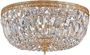 Bohemian Crystal Crystal Basket Crystal Type/Finish: Majestic Wood Polished/Olde Brass