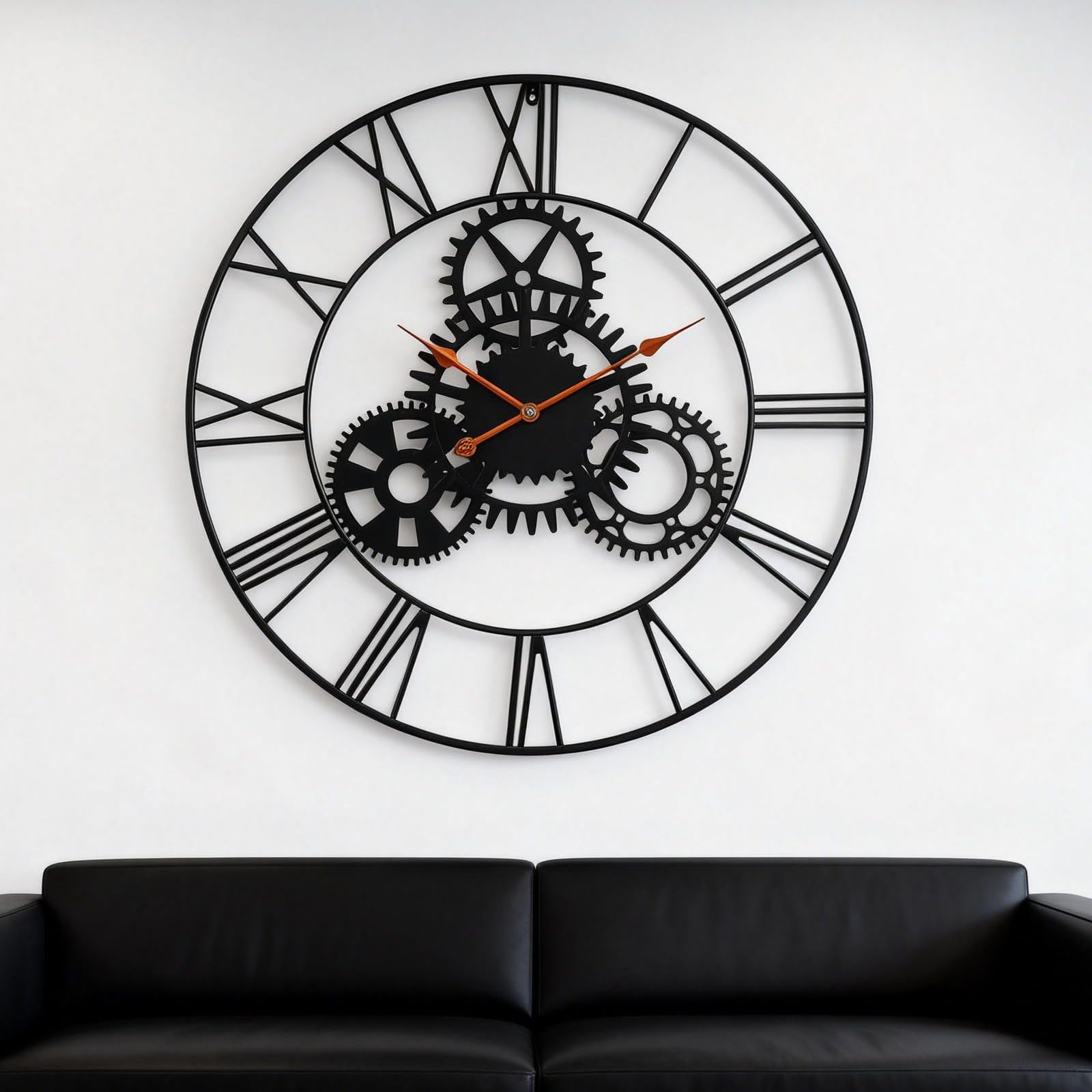 Horloge murale Steampunk géante pour habiller un grand mur vide
