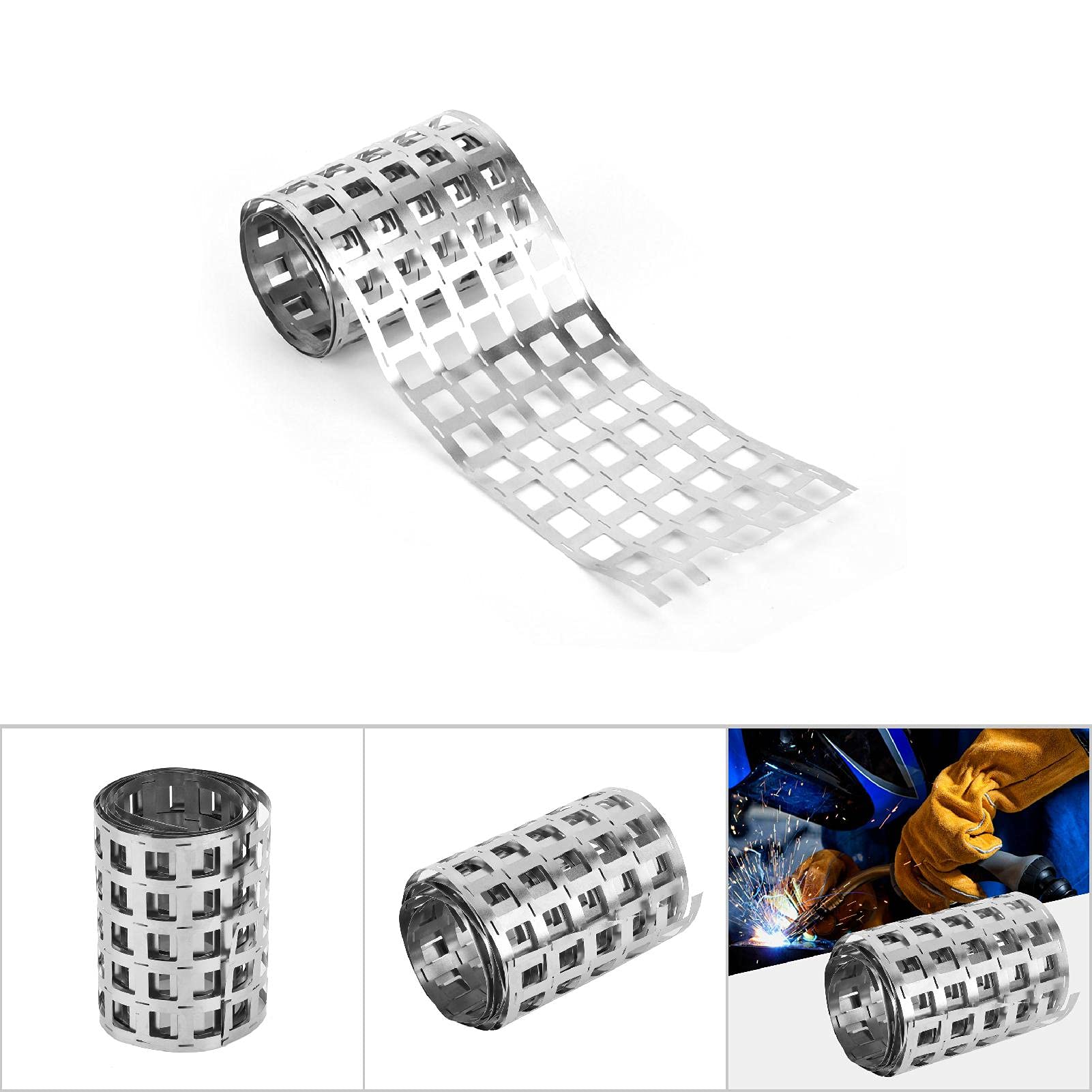 1 M Vernickeltes Stahlband 0,15 Mm Dick Für Lithium-Akku Punktschweißen – 6P Format 107,5 Mm | Batterieanschlussblech Für Akkupacks, Werkzeuge, DIY