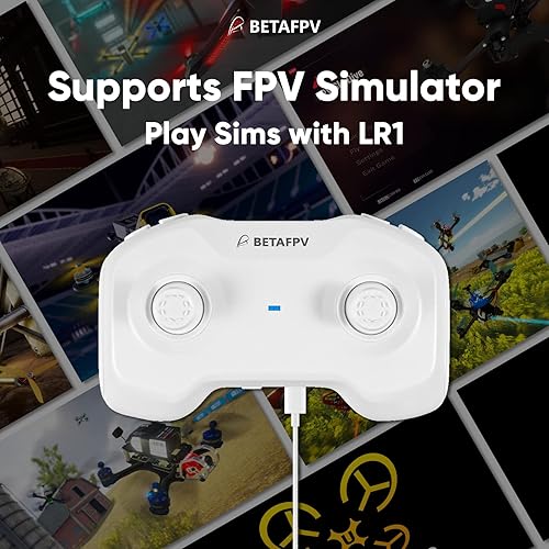 Miniatura 7 de BETAFPV Cetus Lite FPV Drone Kit para niños, con función de autoprotección de retención de altitud, 2 modos de velocidad, simulador de soporte listo