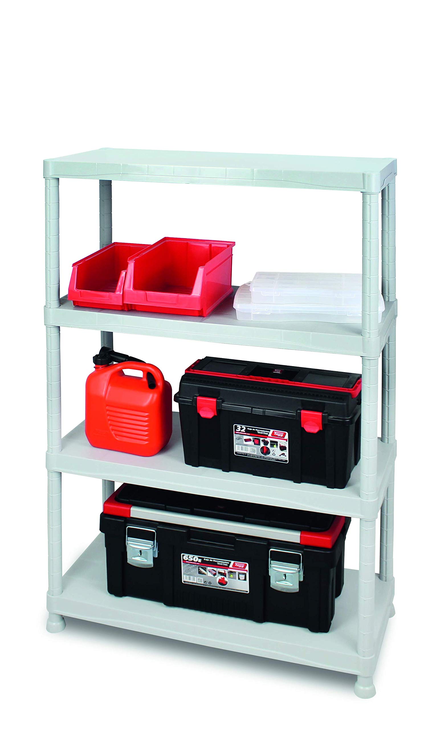 Tayg 944 Estantería De Ordenación, Gris, 900 x 400 x 1370 mm