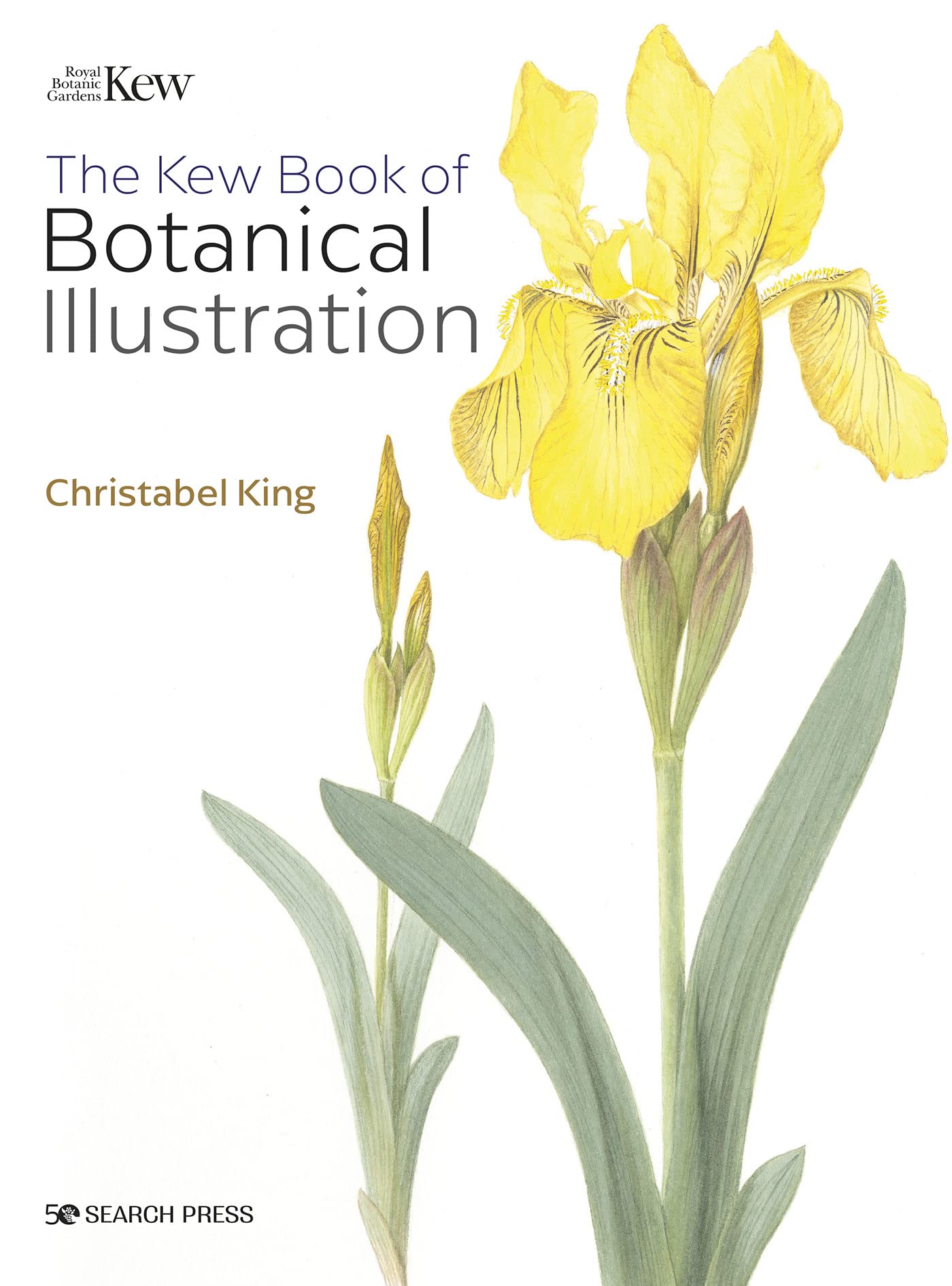 Botanical Illustration Kew Book en format livre de poche pour apprendre le dessin de plantes