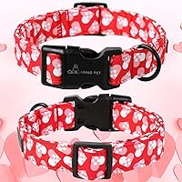 Vista 125 de Aring Pet Collar de algodón, ligero y ajustable, con hebilla de liberación rápida para perros pequeños, medianos y grandes, para cachorros, XS