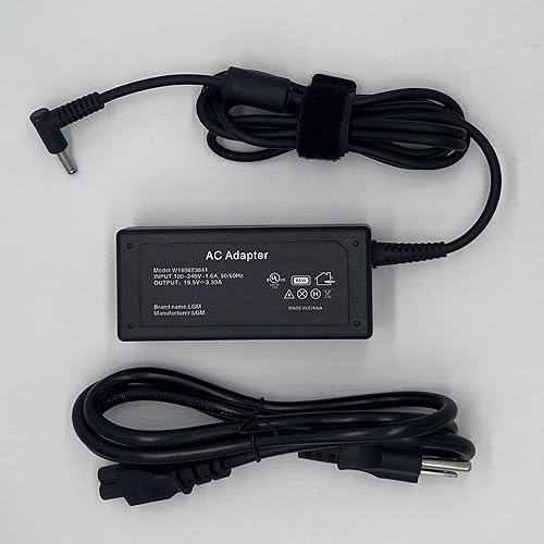 Miniatura 1 de Adaptador de CA de 10 pies y 90 W para Dell Inspiron DA90PM111 EA90PM111 Cable de fuente de alimentación para portátil